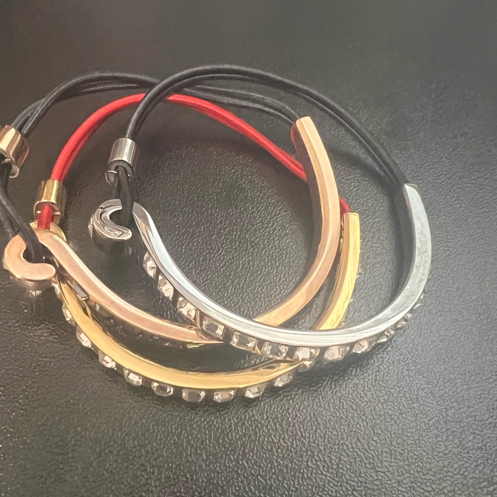 Swarovski bracelets set of 3